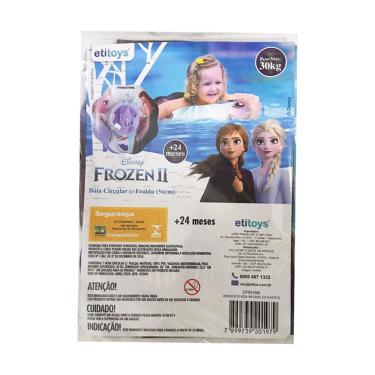 Imagem de Boia Circular Com Fralda Inflável 56Cm Frozen - Etitoys