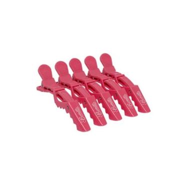 Imagem de Clips Crocodilo Rosa Antiderrapante Bonitta Ref 222bt