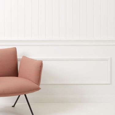 Imagem de Kit Com 5 Barras Rodapé Lambri De Poliestireno 10cm X 15mm X 2.44m Liso Md10 Nmc 12m Branco