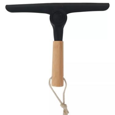 Imagem de Rodo De Pia Dobrável Com Cabo De Bambu Oikos:preto