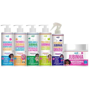 Imagem de Kit Jubinha Widi Care 6 Produtos Linha Infantil Hipoalergenico Com Cre