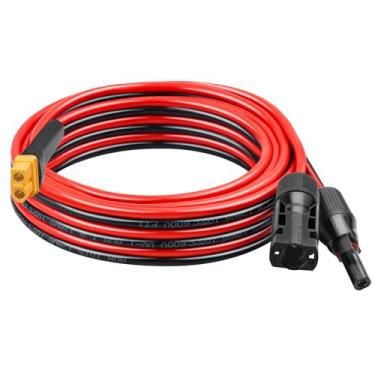 Imagem de XRDS -RF Cabo Solar Para Xt60 12 Awg 3 M, Cobre Estanhado, Fio Fêmea Resistente Painel, Bateria E Estação De Energia, Baixa Resistência Ao Calor