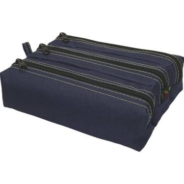 Imagem de Estojo Lona Triplo Azul Reflex Unidade