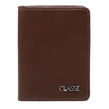 Imagem de Carteira Classe Couro Casual Masculina M253 (Brown, M)