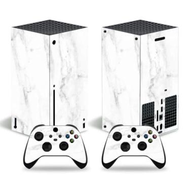 Imagem de Skin for Xbox Series S, Whole Body Vinyl Decal Protective Cover Wrap Sticker for Console and Wireless Controller (White, Xbox Series X disc)