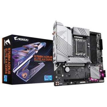 Imagem de PLACA MAE B760M AORUS ELITE AX DDR4 WIFI SOCKET INTEL LGA1700 14ª 13ª E 12ª GERACAO - B760M A E AX DDR4