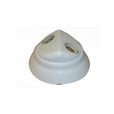 Imagem de Plafon Com Soquete Branco 2 Lâmpadas Ilumi