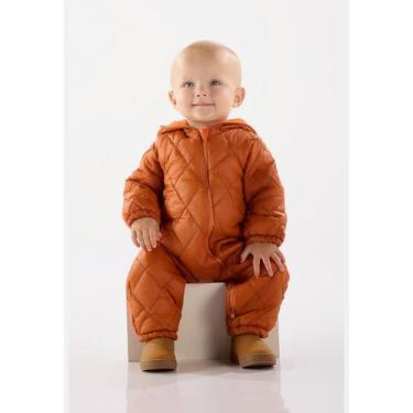 Imagem de Macacão para Bebê Menino em Matelassê Forrado Up Baby, M