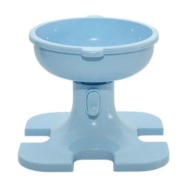 Imagem de Tijela Raçao Ergonomica Gato Cachorro Cao Pet Comedouro Elevado Ajustavel Antiderrapante Comida Agua