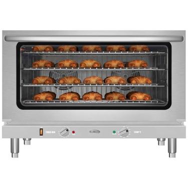 Imagem de Forno de Convecção de Bancada Comercial KoolMore 81 cm, Capacidade para Pães Grandes, 4 Grades, 3500W, 220V em Inox, Certificado pelo