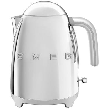 Imagem de Chaleira Elétrica Retrô anos 50, 1.7L, 1500W, Aço Inoxidável Escovado, SMEG KLF03SSUS, Prateado