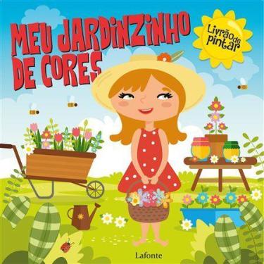 Imagem de LIVRÃO PARA COLORIR - MEU JARDINZINHO DE CORES - INFANTIL -  