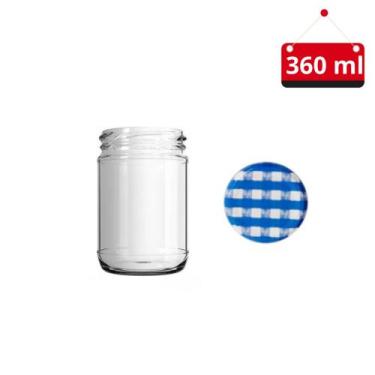 Imagem de 15 Un. Pote de vidro Andino 360 ml com tampa e lacre - Nadir Figueired