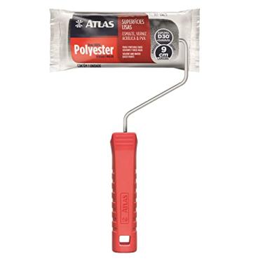 Imagem de Atlas - Rolo de Pintura de Espuma de 9cm em 100% Poliéster e Com Densidade 30 (kg/m³), Cor Cinza