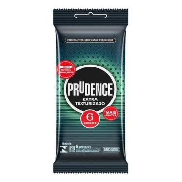 Imagem de Preservativo Masc Lubrificado Extra Texturizado Prudence 6un