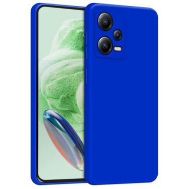 Imagem de Capa Capinha Case Para Xiaomi Redmi Note 12 Pro 5G Silicone Forro Aveludado Proteção Premium (AZUL ROYAL)