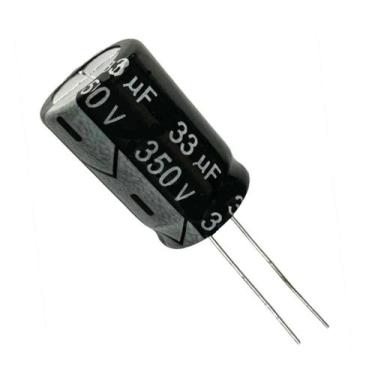 Imagem de CAPACITOR ELETROLITICO 33X350V - 33UF X 350V 105º GRAUS - TOPMAY