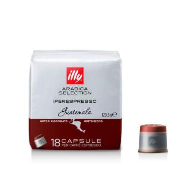 Imagem de Café Cápsula Iperespresso Arabica Selection Guatemala Illy 18 Unidades