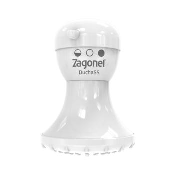 Imagem de Ducha SS 3 Temperaturas Branco Zagonel 5400W 127V