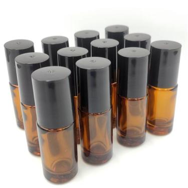 Imagem de Kit 10 Frascos Roll On Ambar 5 Ml - Puro E Essencial