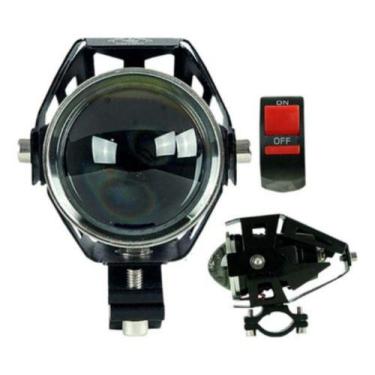 Imagem de Farol Milha U5 Mini Led Br Interruptor Todas As Motos