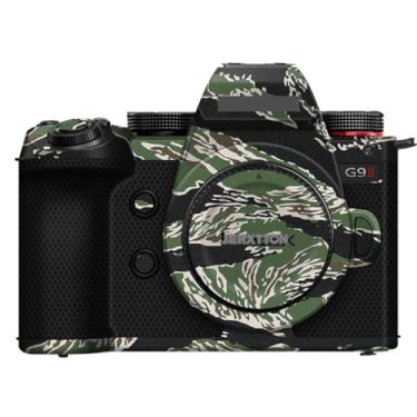 Imagem de Película protetora para câmera G9 II antirarranhões Película protetora de vinil para Panasonic Lumix G9II G9 Mark II (camuflagem listrada)