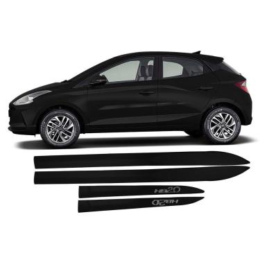 Imagem de Jogo Friso Lateral Novo Hb20 2020/2022 Preto Onix