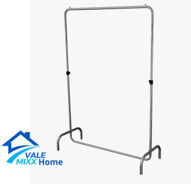 Imagem de Arara De Roupa Cabideiro De Chão Desmontável - Loja ou Closet - Cromada