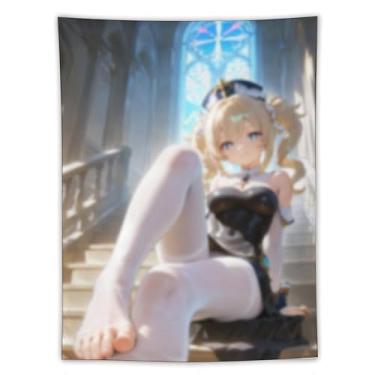 Imagem de LIEGBMEU Sexy Bikini Hot Anime Girl Tapeçaria 152.4 cm x 203.2 cm Interior Exterior Wall Quilt Art Decoração de Tapeçaria Caprichosa, AF040