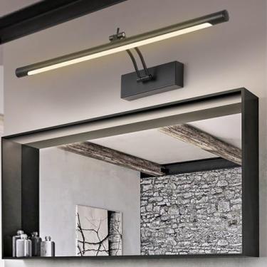 Imagem de Luzes de parede espelhadas de LED para banheiro Lâmpada de parede com ângulo ajustável rotativo de 270° moderno metal à prova d'água Arandelas de parede imagem alimentada pela rede iluminação sobre