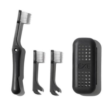 Imagem de Escova de dentes Minibox Folding Travel com 2 cabeças substituíveis pr