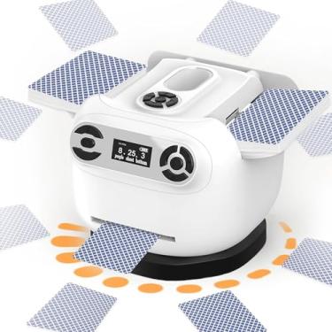 Imagem de Embaralhador de Cartas para 1~8 pessoas（17 * 14 * 11,5cm）, Embaralhador Automatico de Cartas, Embaralhador Automático para Póquer Padrão, Texas Hold'em, Pesquisar ovo, Mahjong, 2600Mah