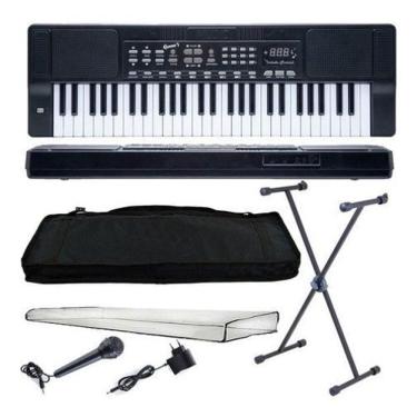 Imagem de Kit Teclado 54 Teclas Waldman Ultimate Uk540 Suporte Capa