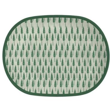 Imagem de Travessa Pines Natal 34cm em Cerâmica Alleanz - Alleanza Cerâmica