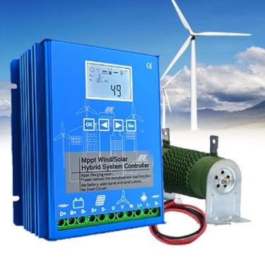 Imagem de 12V,HYZHANHONG MPPT Controlador de Carga Solar, 12V 24V 48V Identificação Inteligente Buck Wind Hybrid System Charge Controller Painel Solar Regulador de Bateria, 24V-4000W