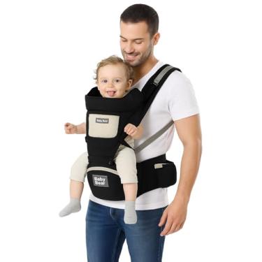 Imagem de Canguru Para Bebê Ergonômico 20KG Premium 12 Posições 4 Em 1 - Confortável Seguro Ajustável Para Transporte De Criança