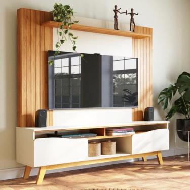 Imagem de Estante Home De Tv 75 Lara Babus Moderno Com 2 Portas
