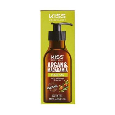 Imagem de Sérum de óleo capilar KISS Argan & Macademia Reparative 100mL