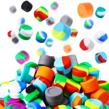 Imagem de Recipientes de cera de silicone Outus de 2 ml (50 unidades) de cores v