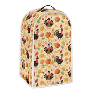 Imagem de DISNIMO Capa para liquidificador de peru, capas de utensílios de cozinha de Ação de Graças, batedeira ou máquina de suco de café, capa contra poeira e proteção contra impressões digitais