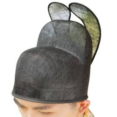 Imagem de Chapéu de gaze preto masculino antigo chinês Hanfu chapéu masculino dinastia Ming Cosplay Headdress chapéu Hanfu preto