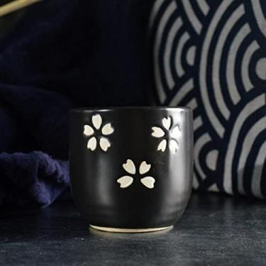 Imagem de Conjunto de 6 peças copo de vinho de cerâmica caneca de café de cerâmica para restaurante copos de saquê utensílios de mesa Kongfu xícara de chá