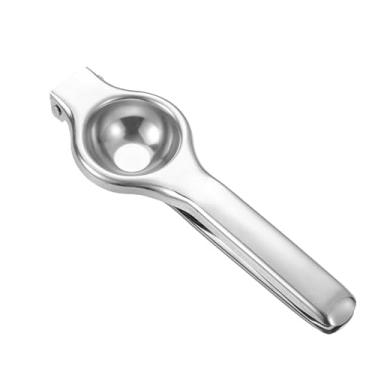 Imagem de Espremedor de frutas multifuncional de aço inoxidável para uso doméstico de limão e laranja, extrator manual de suco de cozinha