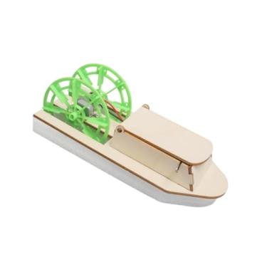 Imagem de simhoa Kit de ciências para crianças, brinquedos de construção faça você mesmo, brinquedos de madeira para aprendizagem precoce, educativos, projetos