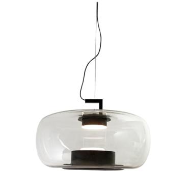 Imagem de PENDENTE AILSA TRANSPARENTE/PRETO 1XLED 7W