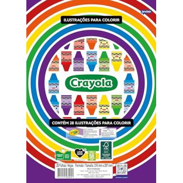 Imagem de Jandaia - Bloco para Colorir - A4-28 Folhas - 180G - Crayola