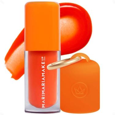 Imagem de Kit Mari Maria Makeup: Lip Oil Juice Tangerina e Case Tangerina