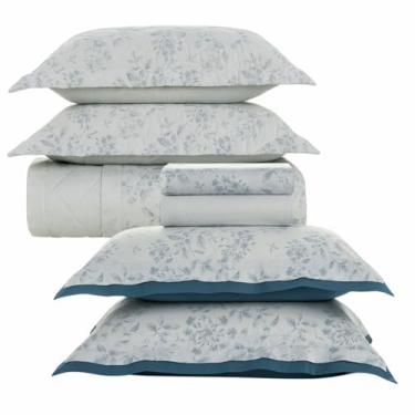 Imagem de Jogo De Colcha E Lençol Queen Karsten Algodão Egípcio 7 Pçs (Ellie, Queen)