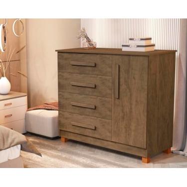 Imagem de Cômoda Grécia Moderna Multifuncional Castanho