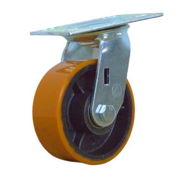 Imagem de Rodizio Industrial 5 Pol S/Freio Roda PU - 300Kg - Ajax